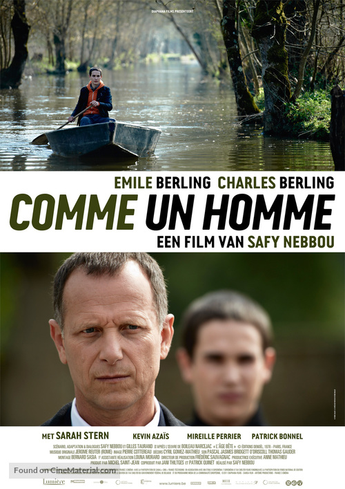 Comme un homme - Dutch Movie Poster