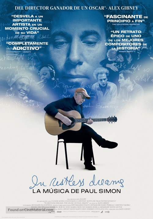 In Restless Dreams: The Music of Paul Simon - Spanish Movie Poster