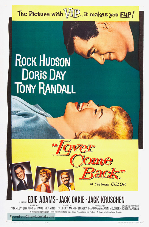 Lover Come Back - Theatrical movie poster