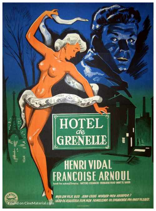 Quai de Grenelle - Danish Movie Poster