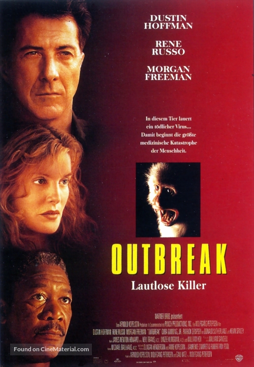 Outbreak - German Theatrical movie poster
