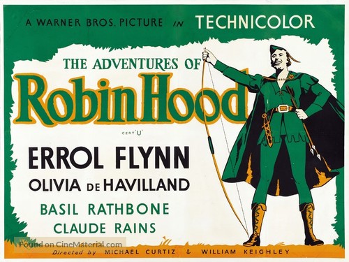 The Adventures of Robin Hood - British Movie Poster