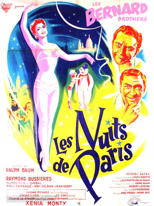 Les nuits de Paris - French Movie Poster