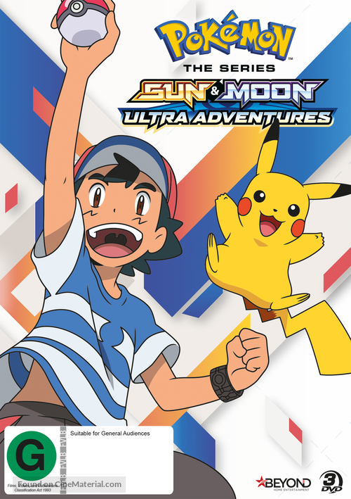 &quot;Pok&eacute;mon: Sun &amp; Moon Ultra Adventures&quot; - New Zealand DVD movie cover