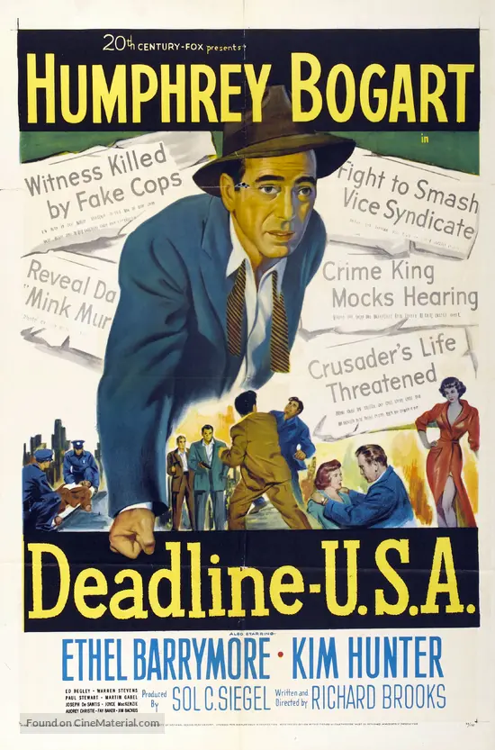 Deadline - U.S.A. - Movie Poster