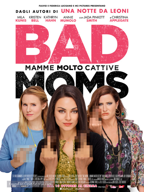 Bad Moms - Italian Movie Poster