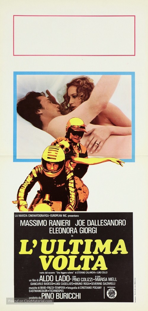 L&#039;ultima volta - Italian Movie Poster