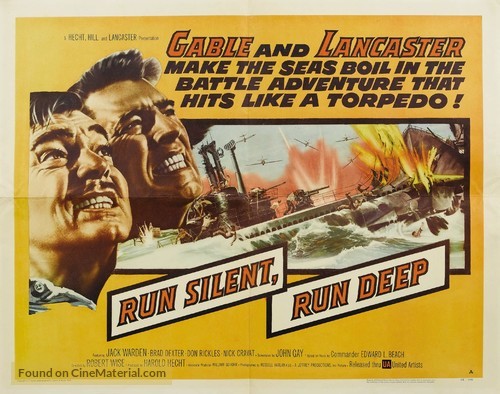 Run Silent Run Deep - Movie Poster