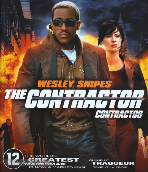 The Contractor - Belgian Blu-Ray movie cover