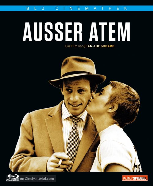 &Agrave; bout de souffle - German Blu-Ray movie cover
