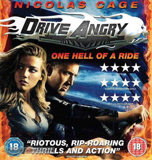 Drive Angry - British Blu-Ray movie cover