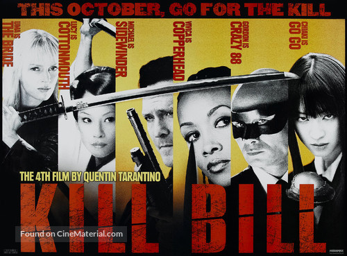 Kill Bill: Vol. 1 - Advance movie poster