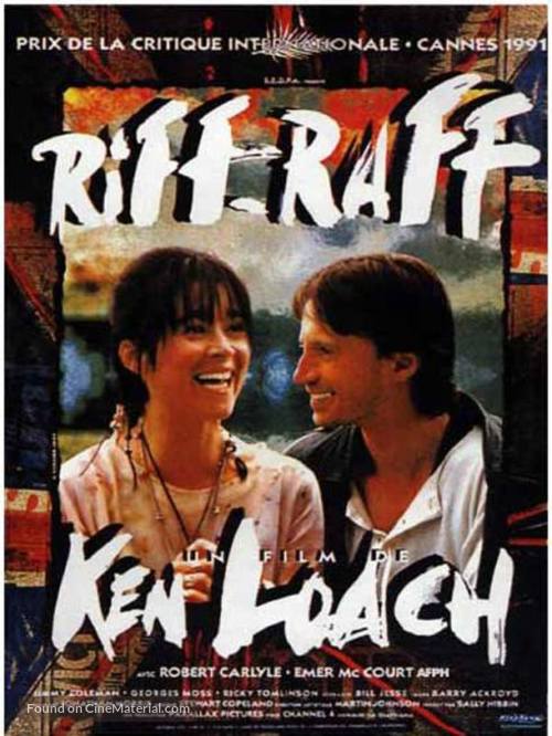 Riff-Raff - French Movie Poster