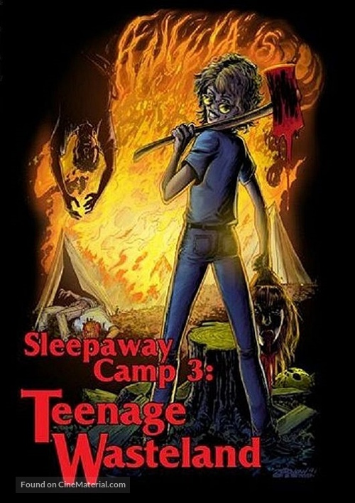 Sleepaway Camp III: Teenage Wasteland - German DVD movie cover