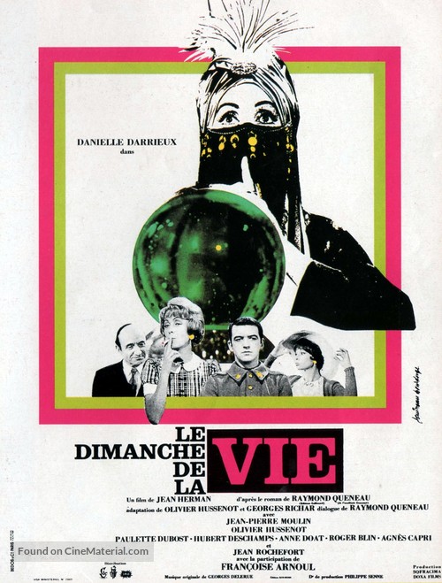 Le dimanche de la vie - French Movie Poster