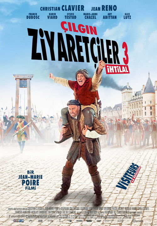 Les Visiteurs: La R&eacute;volution - Turkish Movie Poster