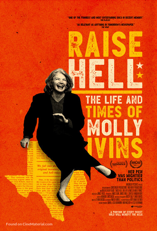 Raise Hell: The Life &amp; Times of Molly Ivins - Movie Poster