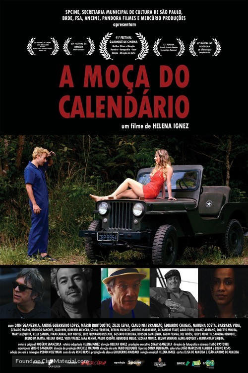 A Mo&ccedil;a do Calend&aacute;rio - Brazilian Movie Poster