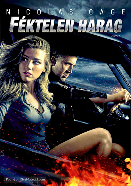Drive Angry - Hungarian DVD movie cover