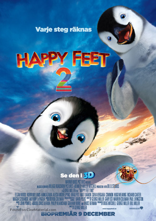 Happy Feet Two - Swedish Movie Poster