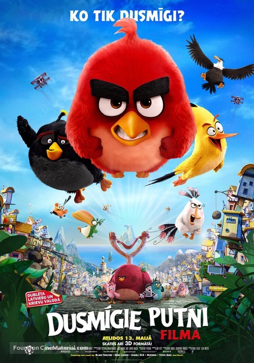 The Angry Birds Movie - Latvian Movie Poster