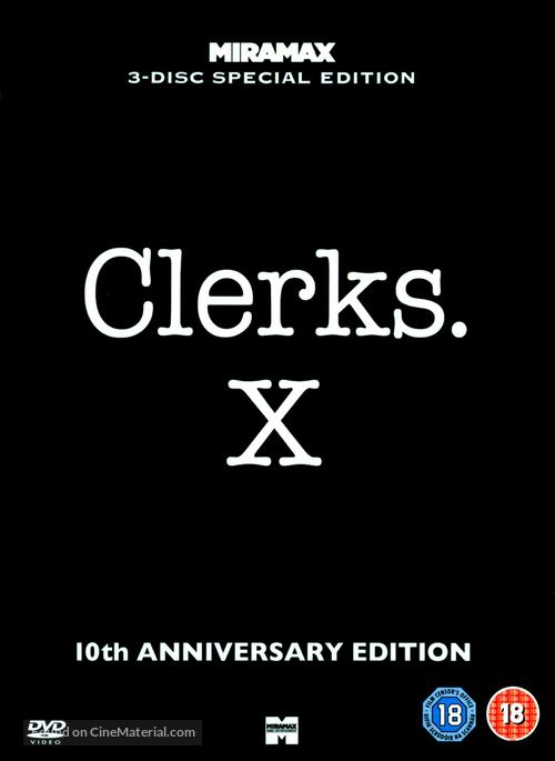 Clerks. - British DVD movie cover