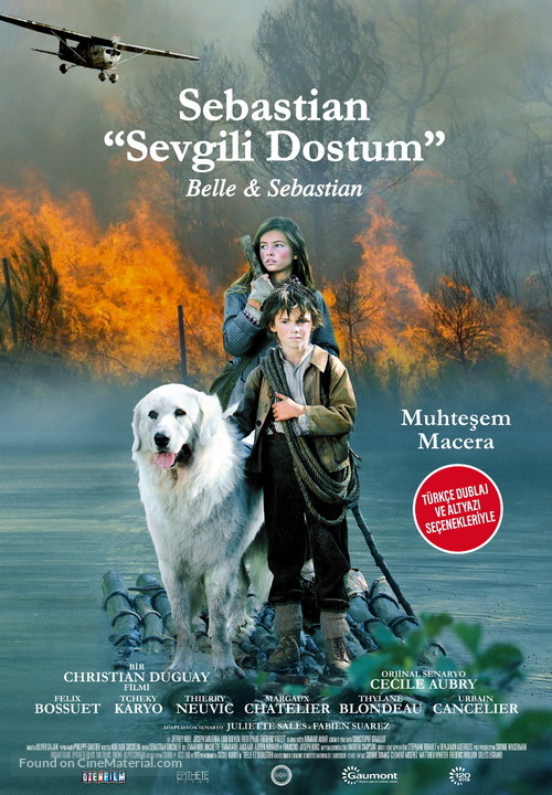 Belle et S&eacute;bastien - Turkish Movie Poster