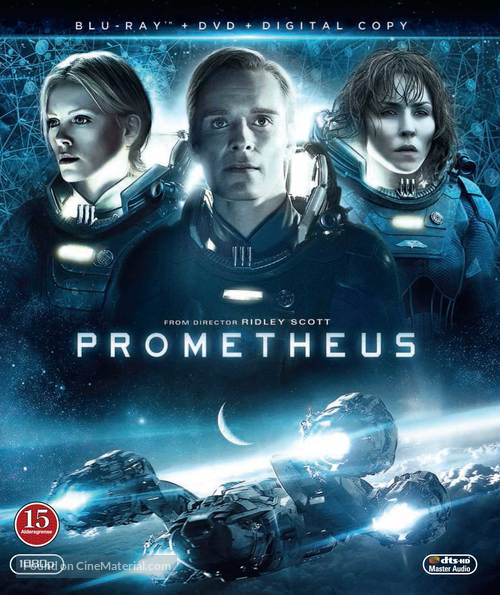 Prometheus - Norwegian Blu-Ray movie cover