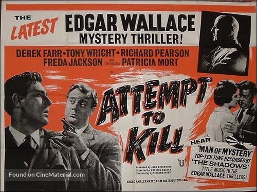Attempt to Kill - British Movie Poster