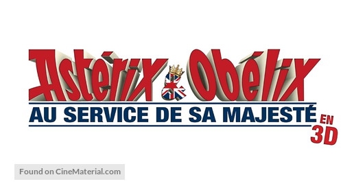 Ast&eacute;rix et Ob&eacute;lix: Au Service de Sa Majest&eacute; - French Logo