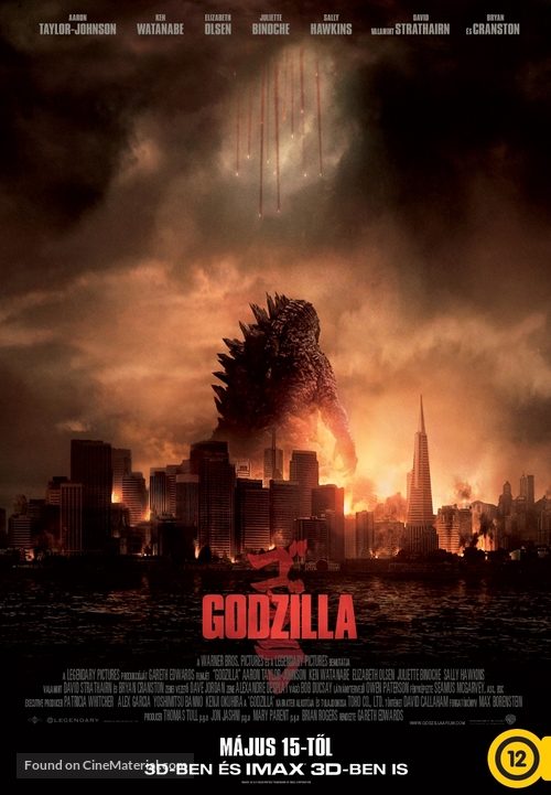 Godzilla - Hungarian Movie Poster