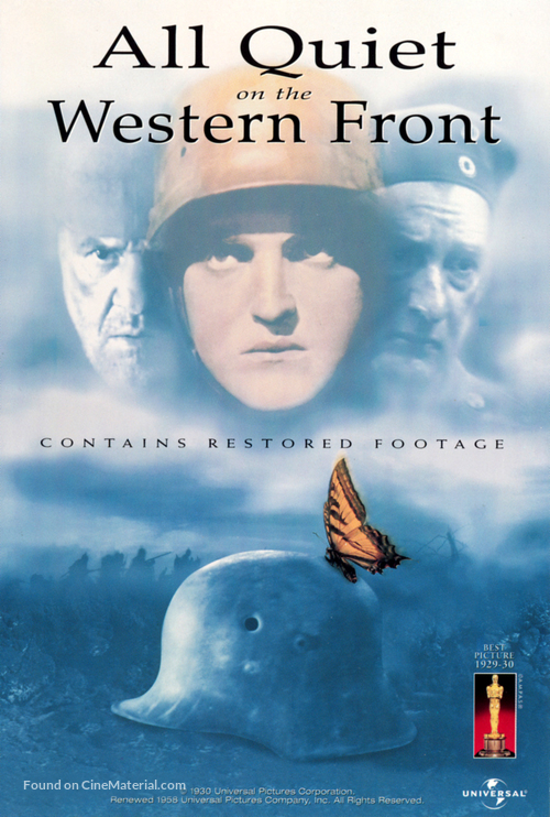 All Quiet on the Western Front - DVD movie cover