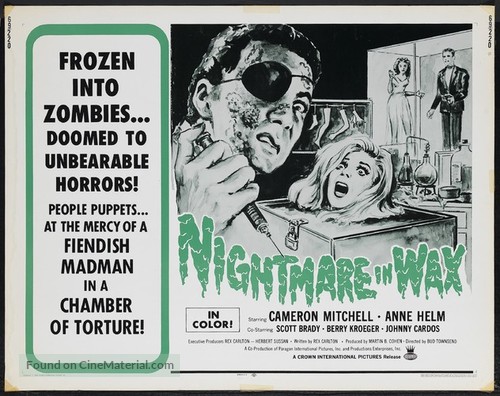 Nightmare in Wax - Movie Poster