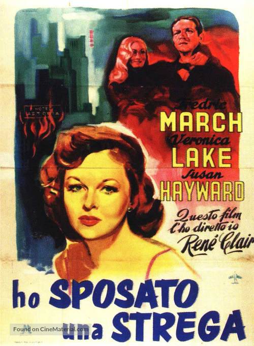 I Married a Witch - Italian Movie Poster