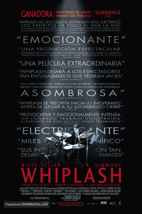 Whiplash - Spanish Movie Poster