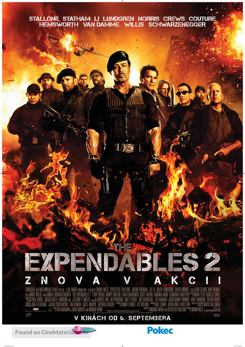 The Expendables 2 - Slovak Movie Poster