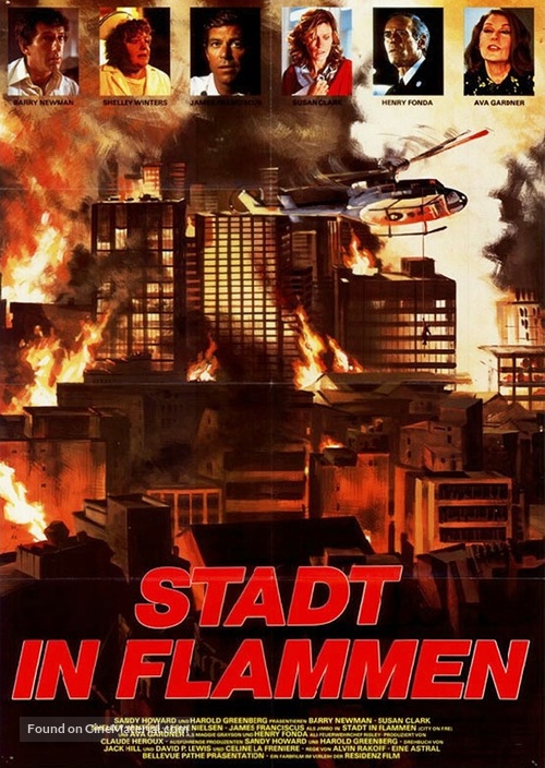 City on Fire - German Movie Poster