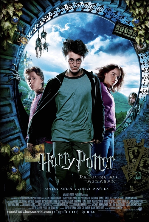 Harry Potter and the Prisoner of Azkaban - Brazilian Movie Poster