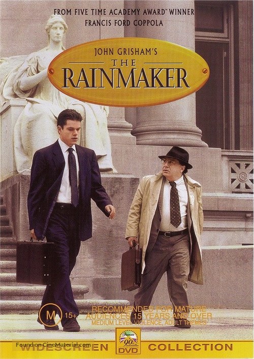 The Rainmaker - Australian DVD movie cover