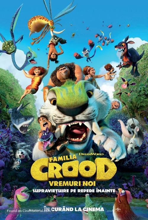 The Croods: A New Age - Romanian Movie Poster