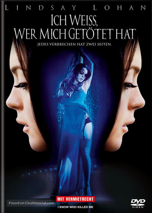 I Know Who Killed Me - German Movie Cover