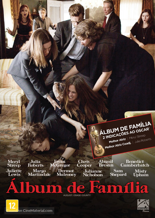 August: Osage County - Brazilian DVD movie cover