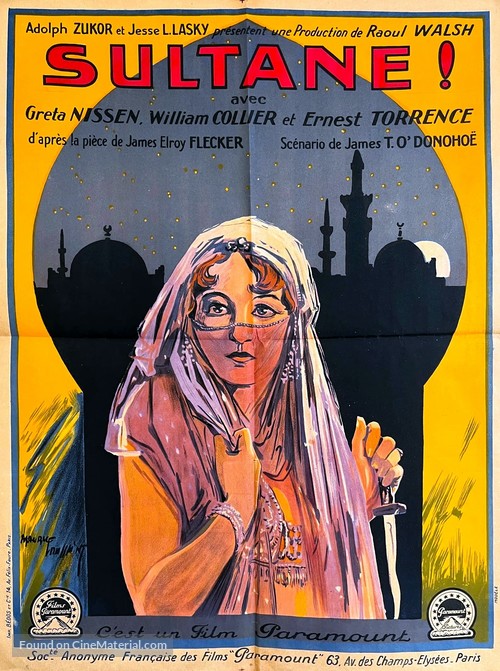 The Lady of the Harem - French Movie Poster