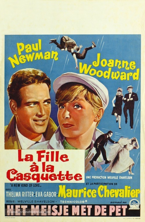 A New Kind of Love (1963) Belgian movie poster