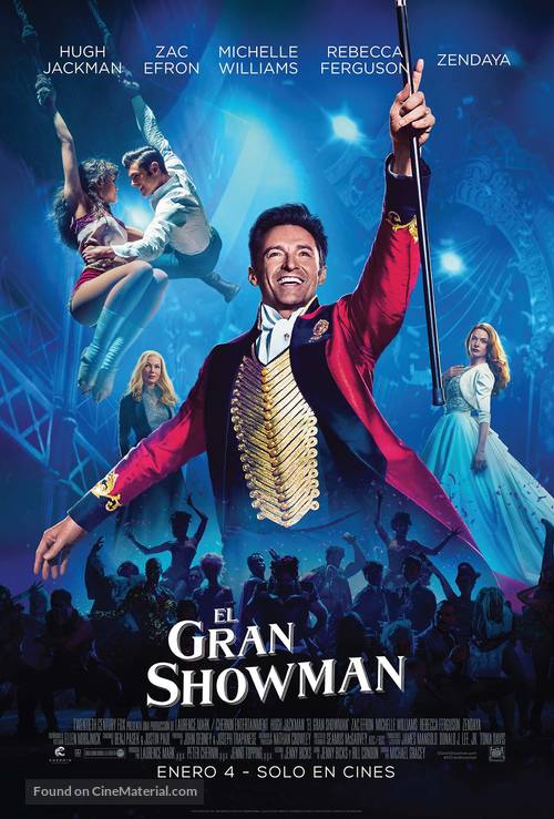 The Greatest Showman - Colombian Movie Poster