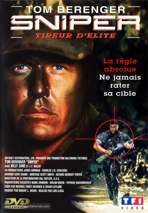 Sniper - French DVD movie cover