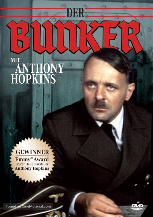 The Bunker - German DVD movie cover