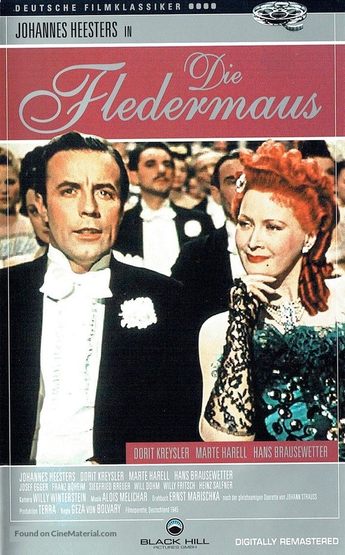 Die Fledermaus - German VHS movie cover