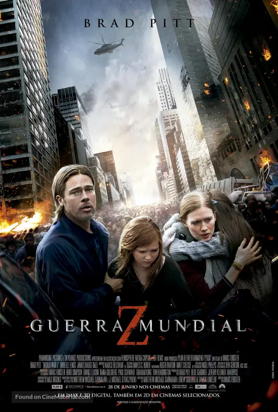 World War Z - Brazilian Movie Poster