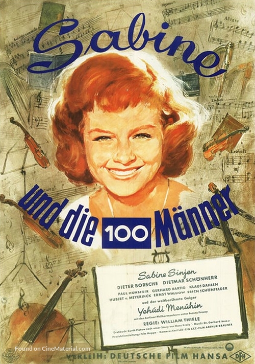 Sabine und die hundert M&auml;nner - German Movie Poster